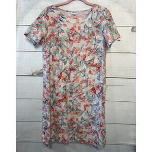 Hanyoung Dress Size Small Linen Cream Berries Button Accents